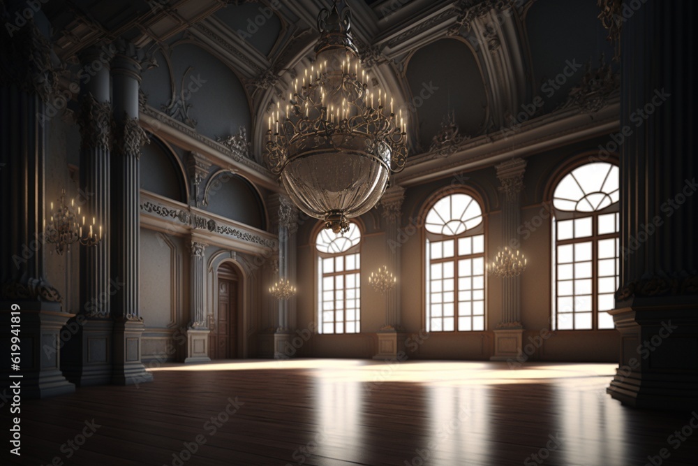 ballroom view, Generative AI