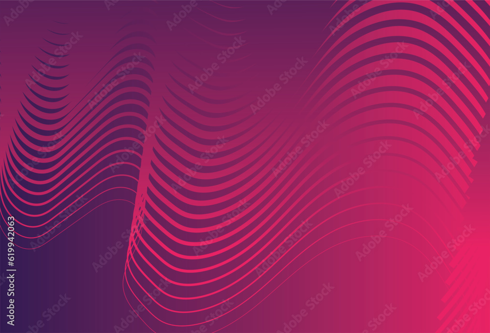 abstract vector background of wavy lines, purple and fuchsia background abstract vector background of wavy lines, purple and fuchsia background