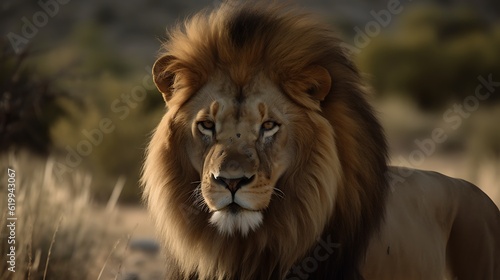 A Majestic Lion, King of the Jungle © Mystikal Forest