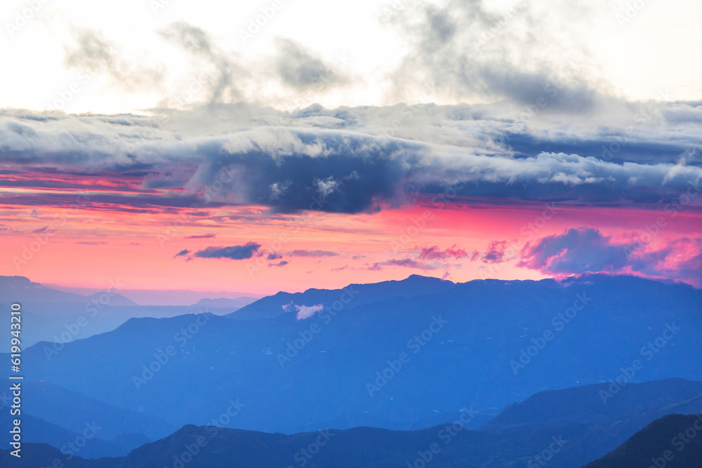 Obraz premium Mountains in Colombia at sunrise