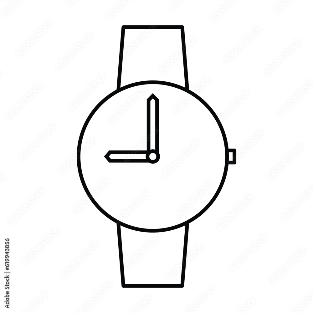 watch icon vector design template watch icon vector design template