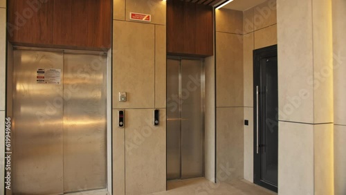 Wallpaper Mural Elevator hall in an apartment building Torontodigital.ca