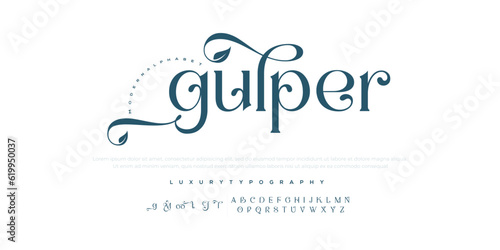 Modern creative elegant  alphabet small letter logo design