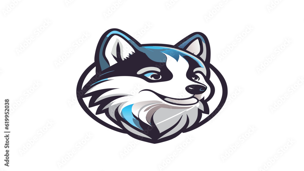 illustration of a husky dog illustration of a husky dog