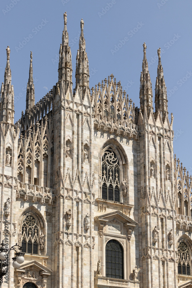 Milan Cathedral, also known as the Duomo di Milano, is a stunning Gothic-style architectural masterpiece and one of the largest churches in the world.