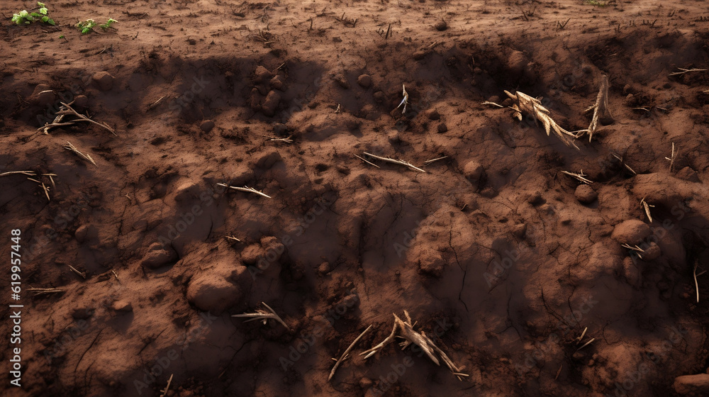 Textures found in nature, soil. Generative AI. Textures found in nature, soil. Generative AI.