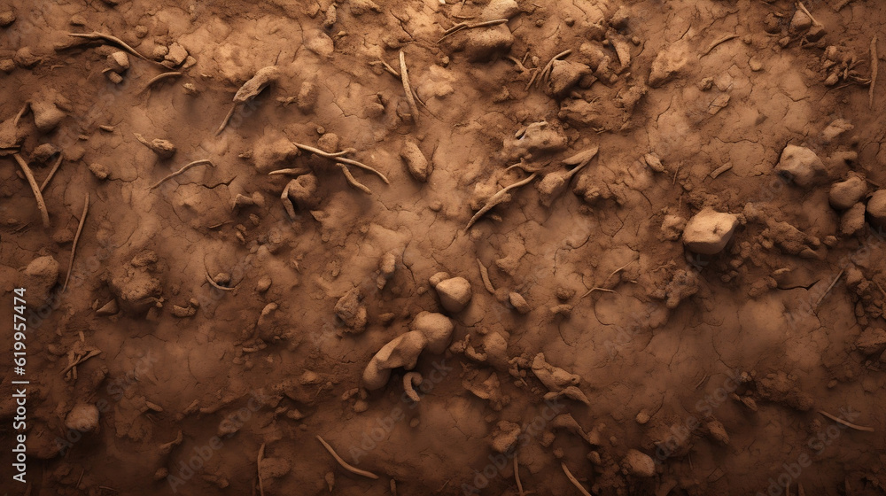Textures found in nature, soil. Generative AI. Textures found in nature, soil. Generative AI.