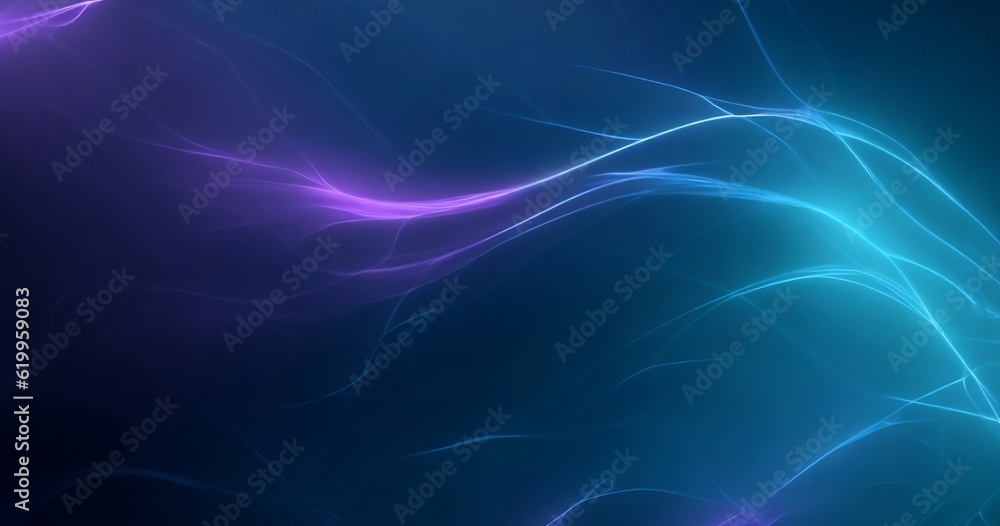 background abstract flares in the dark blue sky . energy flow. AI generated background abstract flares in the dark blue sky . energy flow. AI generated
