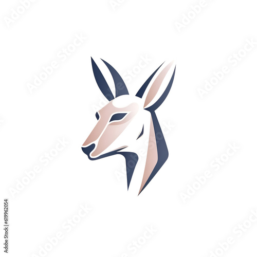 Kangaroo Icon Logo Design Element. Can be used in web and mobile applications. Vector illustration.