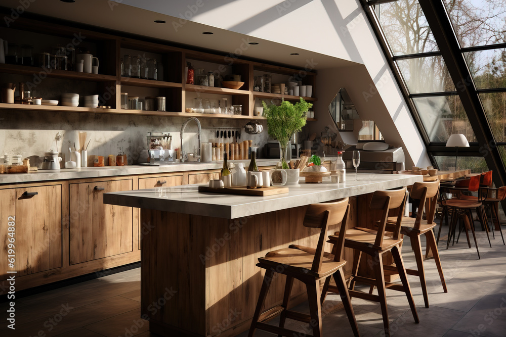 Modern kitchen apartment loft Modern kitchen apartment loft