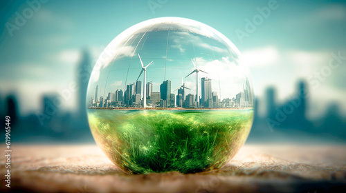 GESG  green energy  sustainable industry  green globe enerative AI