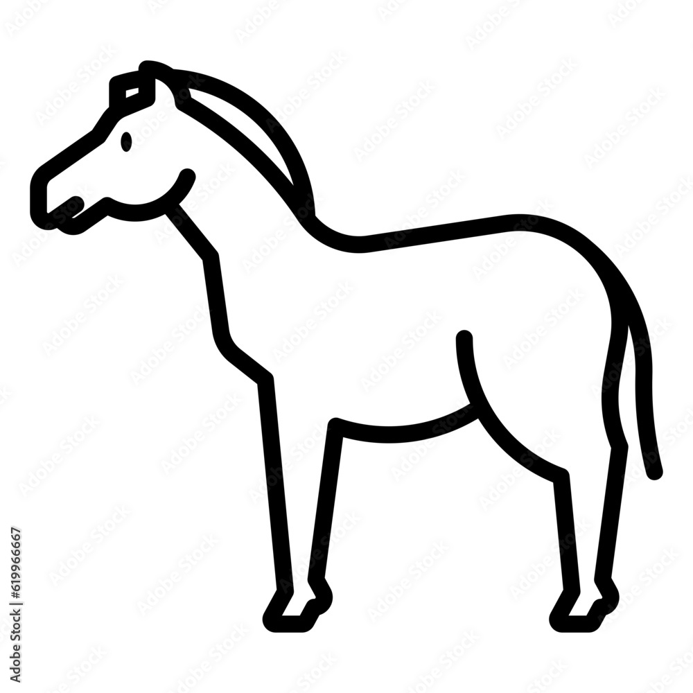 Obraz premium Horse icon