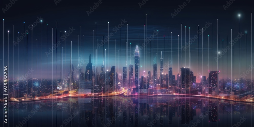 modern city big data material map