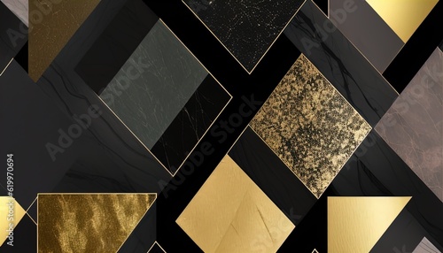 Abstract geometric background, Modern texture, Concept art, Geometric gradient pattern, gold, Black Geometric Pattern, Granite abstract, Marble Geometric background