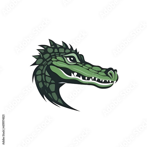 crocodile head mascot logo design vector graphic symbol icon illustration creative idea © Muhammad