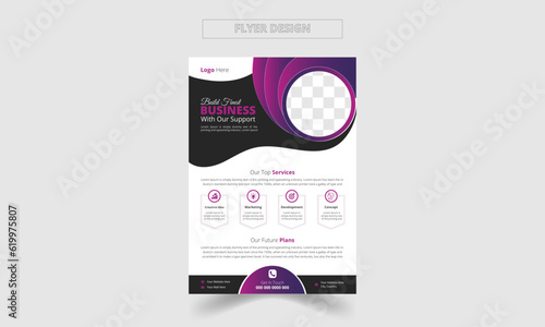 Creative vector Corporate & Business a4 Flyer Brochure Template Design, abstract business flyer, cover, annual report, poster, flyer