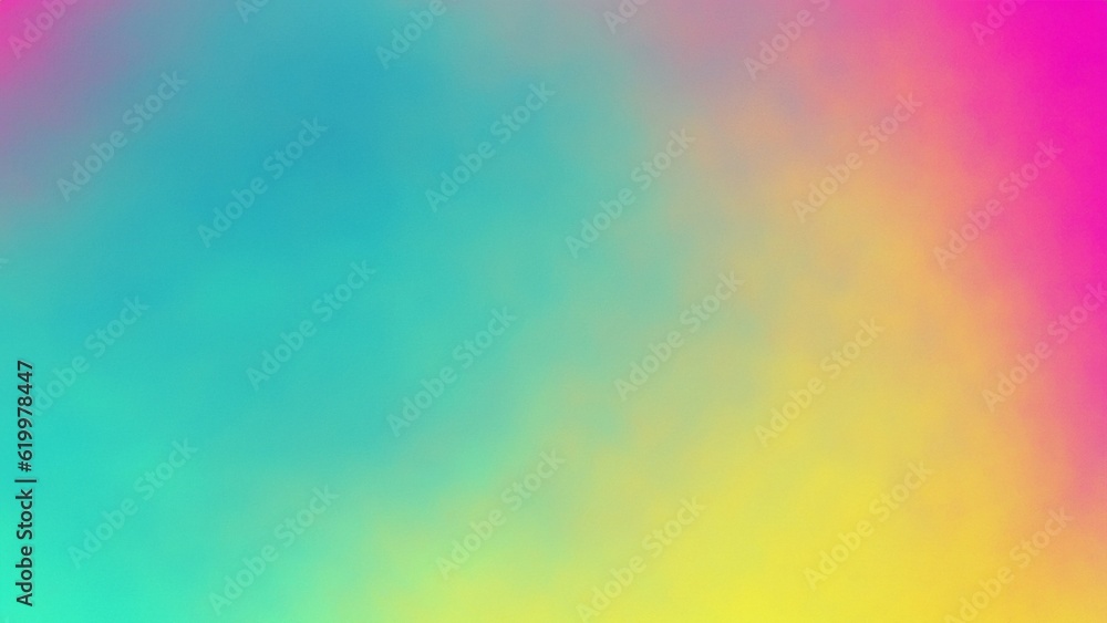 Pink, Yellow and Turquoise Gradient Background Texture