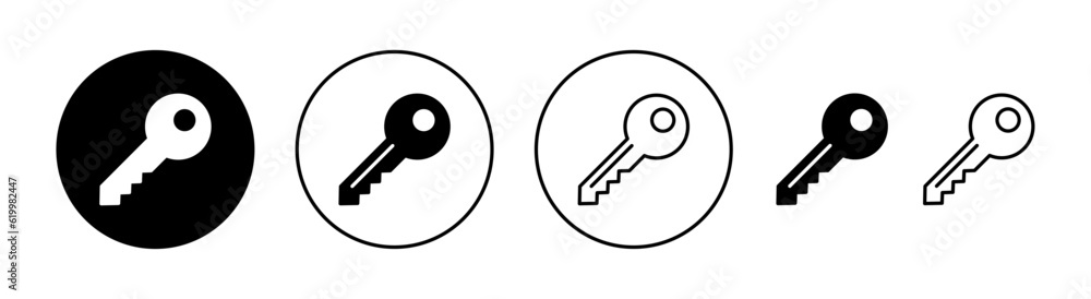 Key icon set for web and mobile app. Key sign and symbol. Key icon set for web and mobile app. Key sign and symbol.
