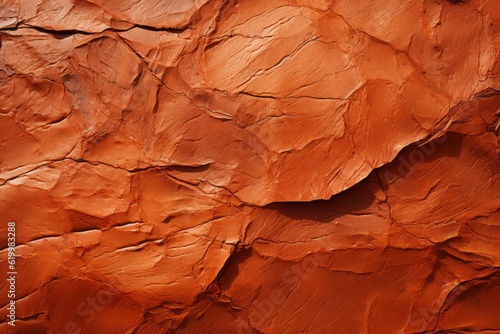 Rough texture wall surface, terracotta background or backdrop. AI generated, human enhanced