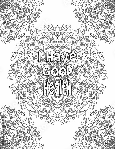 Motivational Coloring Pages, Mandala Coloring Pages for Personal Growth for Kids and Adults