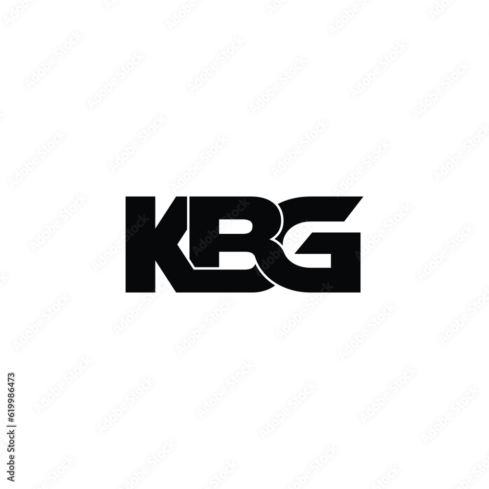 KBG letter monogram logo design vector KBG letter monogram logo design vector