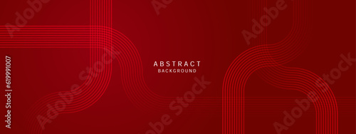 Abstract geometric red color elegant background. vector illustration