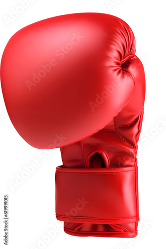 boxing gloves isolated on transparent background ,generative ai