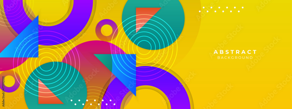 Obraz premium Modern abstract background with different colors. vector illustration