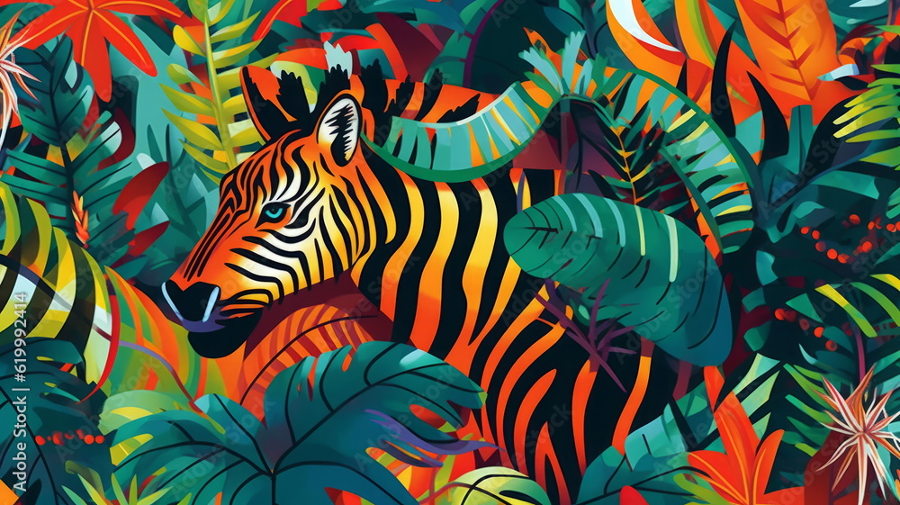 ジャングルイメージ,Generative AI AI画像 ジャングルイメージ,Generative AI AI画像