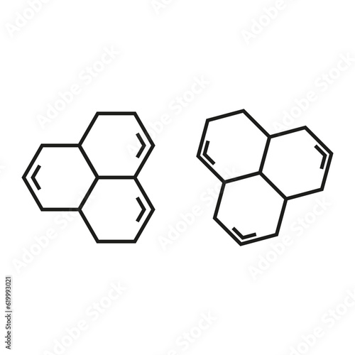 Bee Hive Icon. honeycomb icon. Vector illustration. stock image.