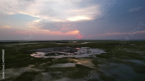 Jekyll Island Sunset over the Marsh photo