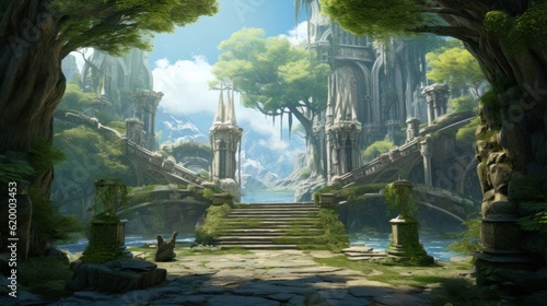 MMORPG Game Art Environment