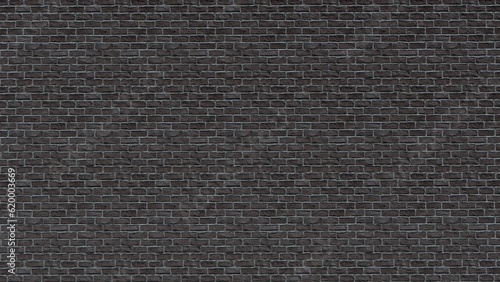 Brick pattern natural dark brown texture