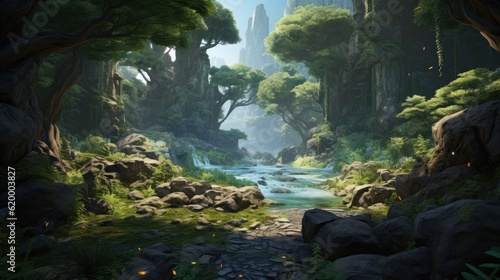 MMORPG Game Art Environment