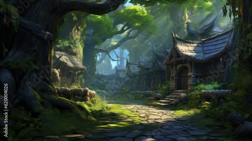 MMORPG Game Art Environment