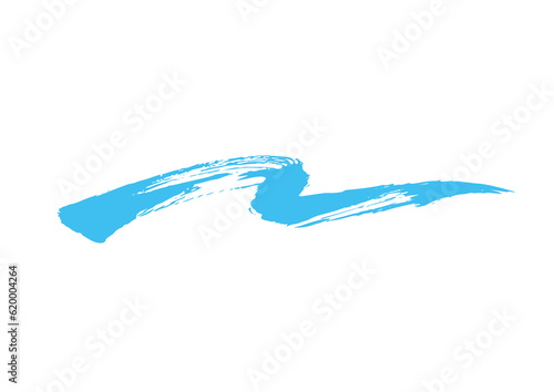 Under line,thick line,blue,grunge,hand drawn,brush paint