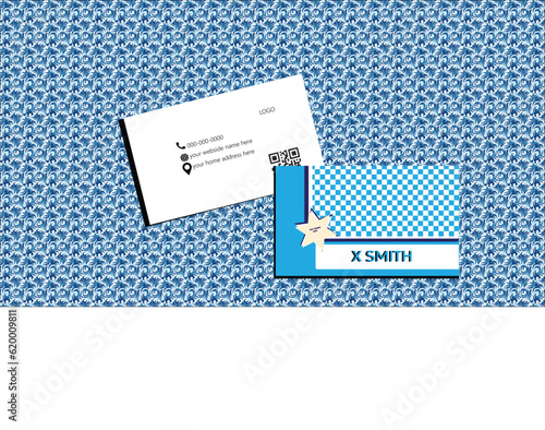  It is a modern and stylish, attractive business card.