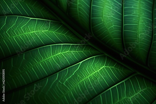 The texture of a tree leaf. Macro texture of foliage. Background leaf of a tree.