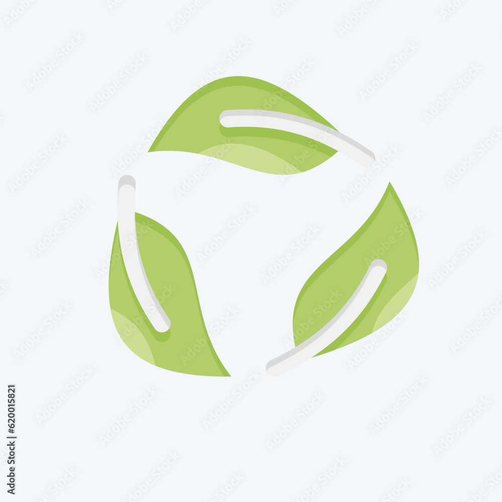 Fototapeta premium Icon Bio. related to CBD Oil symbol. simple design editable. simple illustration