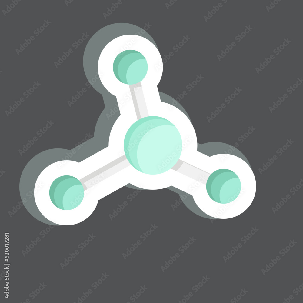 Icon No Nitrates. related to CBD Oil symbol. simple design editable. simple illustration Icon No Nitrates. related to CBD Oil symbol. simple design editable. simple illustration