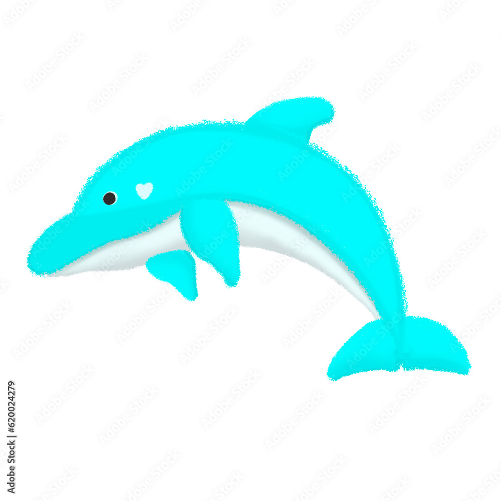 Obraz premium Dolphin in the ocean