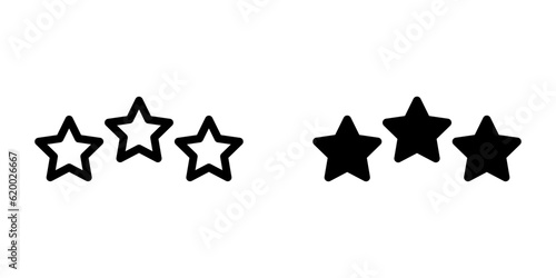 Rating icon. sign for mobile concept and web design. vector illustration