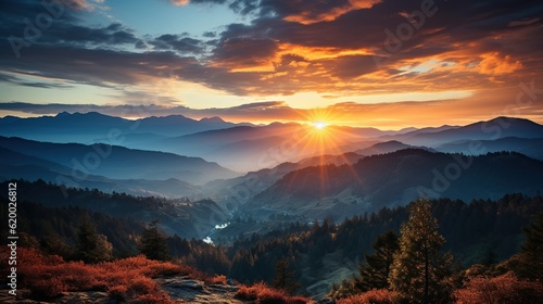 Peak Perfection Spectacular Sunrise Over © afzar