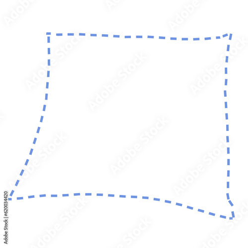 blue dash frame
