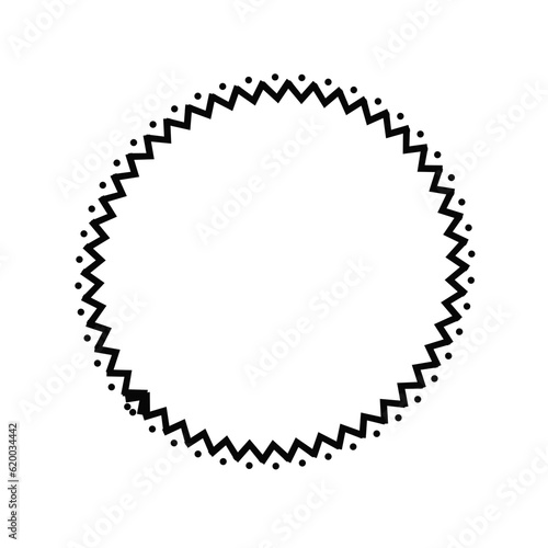 boho circle frame