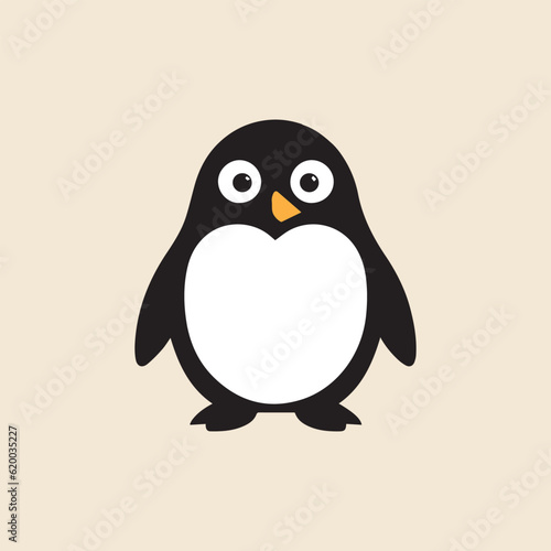 Penguin Vector Logo Icon Symbol Design © Happymoon