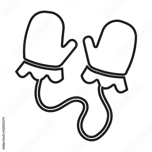 Mitts, mitten, baby gloves sticker