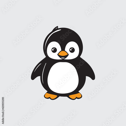 Penguin Logo Template Design © Happymoon