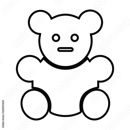 Soft toy, stuffed toy, teddy bear sticker