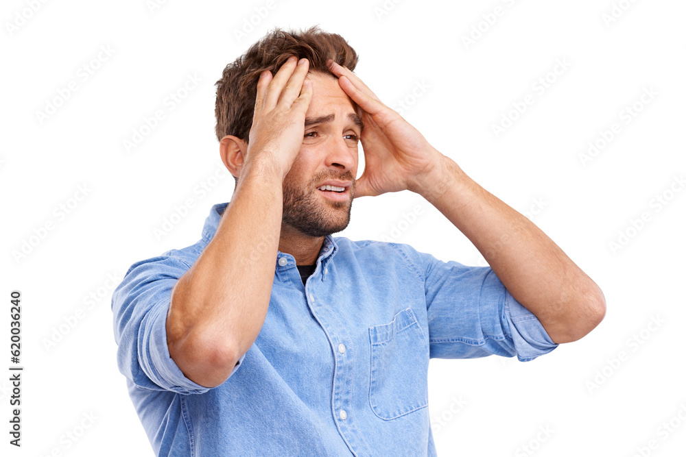 Sad, angry and stress of man frustrated with problem isolated on a transparent png background. Anger, depression and male person with mistake, fail emoji and financial crisis for debt, tax or audit. Sad, angry and stress of man frustrated with problem isolated on a transparent png background. Anger, depression and male person with mistake, fail emoji and financial crisis for debt, tax or audit.